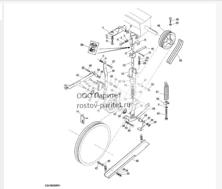 DRIVE PULLEY AND PLATFORM DRIVE 